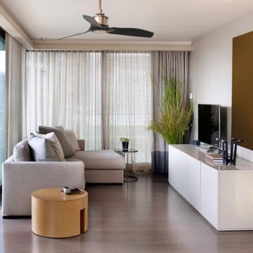 Déstratificateur dans un salon