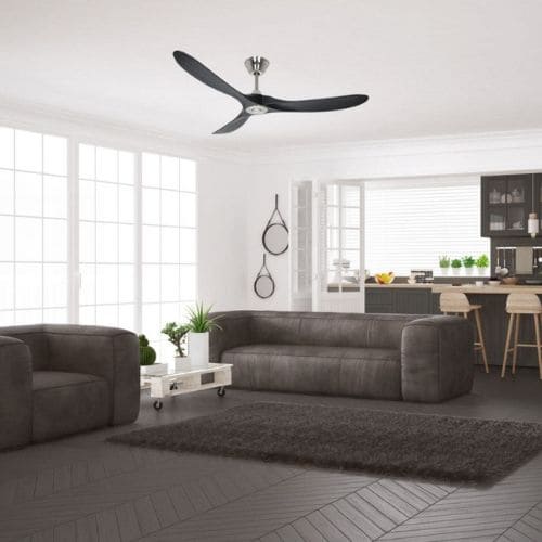 Destratificateur pour maison Eco Genuino Casafan couleur Noir